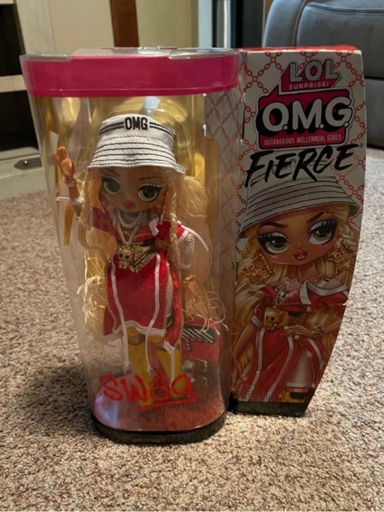 L.O.L. Surprise! Other - L.O.L. Surprise! Fierce Doll in Red & Yellow Outfit with White Bucket Hat